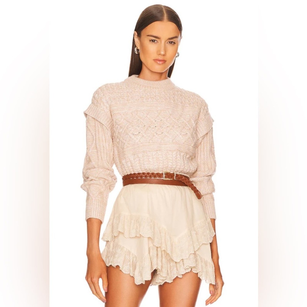 NWT Minkpink Jolene Cable Knit Sweater (size S)